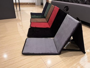 Tapis de prière de voyage mini de luxe rembourré de bonne qualité en velours musulman épais avec soutien pour les genoux, vente en gros - Product Image 6