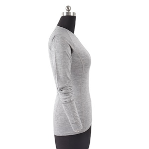 Venta caliente <span class=keywords><strong>Merino</strong></span> Wool <span class=keywords><strong>Mujer</strong></span> Ropa interior Baselayer Camiseta - Product Image 3