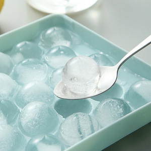 Ice Cube <b>Trays</b> Round Sphere With Lids Food Grade PP Material For Home Use - Product Image 3