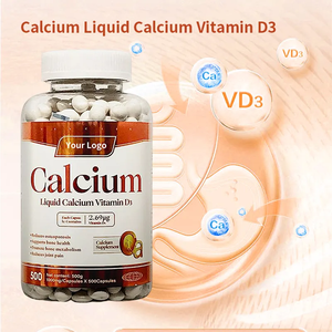 OEM integra densità ossea calcio liquido liquido vitamina <span class=keywords><strong>D</strong></span> gocce di vitamina D3 softgels capsula - Product Image 3