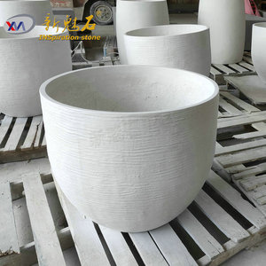 Nuevos Materiales de Construcción de Hormigón con Acabado Natural, Macetas de Hormigón de Alto Rendimiento Resistentes a la Corrosión para Jardines Municipales - Product Image 4