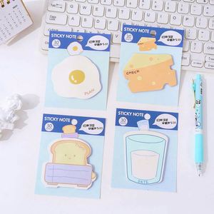 สติกเกอร์น่ารัก คาวาอี้ กระดาษโน้ตสำหรับนักเรียน อุปกรณ์การเรียน เครื่องเขียน กระดาษโน้ตรูปทรงต่างๆ - Product Image 2