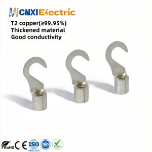 Connecteurs <span class=keywords><strong>de</strong></span> fils électriques série CNXI HNB, conception spéciale, non isolés, en cuivre violet étamé, à sertir à froid, à languette - Product Image 1