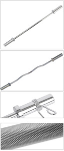 Barre d'haltères Olimpic personnalisable en gros d'usine pour la musculation produit de poids libres - Product Image 4