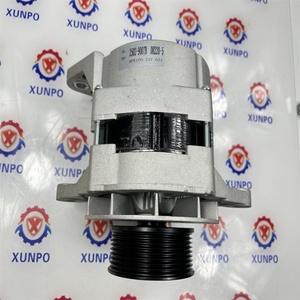Electric Parts Alternator 2502-9007B 24V 65A With 8PK100 Belt for DH220-5 Excavator - Product Image 2