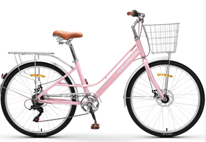 จักรยาน JT Classic รุ่น High Carbon Steel 7 สปีด โครงอะลูมิเนียม โช้คหลังแบบ Soft Tail เบรคหน้า/หลัง ขนาด 24/26 นิ้ว JT High Carbon S - Product Image 4