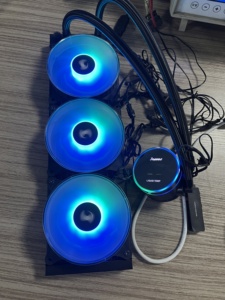 Refroidisseur liquide pour PC SOEYI Stock Aio Cooler haute puissance avec écran numérique, kit de refroidissement par eau 5V RGB, radiateur pour CPU - Product Image 5