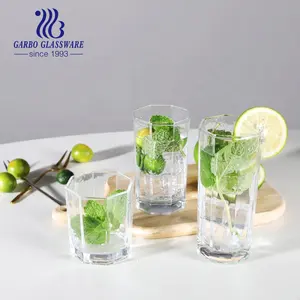 כוס מים כוס שתייה 180 מ""ל זול כוס כוס זכוכית גבוהה כוסות זכוכית שקופה עיצוב פשוט כלי זכוכית כלי משקה מיץ