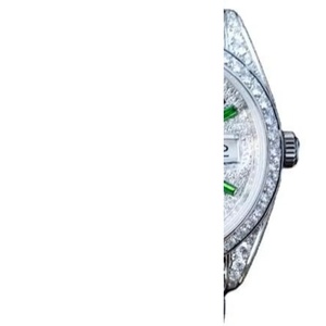 High-quality fashionable sapphire luxury calendar wristwatch, stainless steel with diamonds, water-resistant mechanical movement - Product Image 3