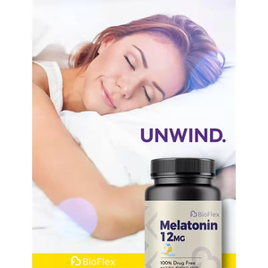 Fabricant OEM Marque Privée Saveur Baies Naturelles 180 Comprimés 12mg Mélatonine à Dissolution Rapide Soutien de la Mémoire et du Sommeil pour Adultes - Product Image 3