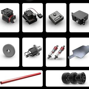 Nouvelle voiture de rallye RC MJX Hyper Go 1/14 échelle 4WD, châssis métallique, moteur brushless, gyroscope G3, lumières LED - Product Image 4