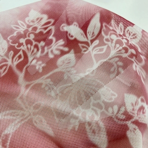 Elastic 4 Way Stretch <strong>Mesh</strong> Polyester Knit Custom Digital Print Floral 120gsm Power Net <strong>Mesh</strong> Fabric for Swimwear Dress - Product Image 2