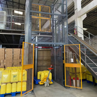 Plateforme élévatrice de marchandises à guidage hydraulique entièrement automatique pour entrepôt médical