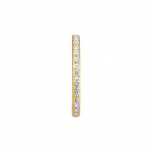 Orecchini a polsino da donna con micro pavé di zirconi, gioielli alla moda per l'uso quotidiano - Product Image 1