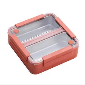 2023 Bento Box Lebensmittel behälter 18/8 Edelstahl Lunchbox Lebensmittel vorrats behälter Bento Box