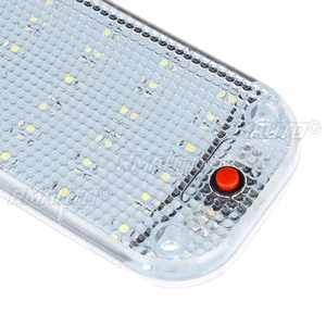 Barre lumineuse LED 12V-80V pour intérieur de voiture, avec interrupteur marche/arrêt, pour fourgonnette, camion, camping-car, caravane, camping, bateau, 24V - Product Image 5