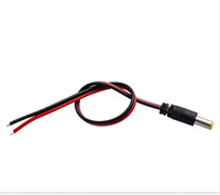 Câble d'alimentation CC femelle 12V personnalisé adaptateur de prise d'alimentation CC mâle câble d'extension d'alimentation CC 5521 fabriqué en cuivre conducteur PVC