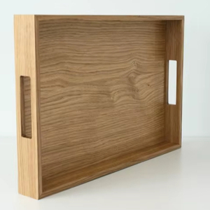 Elegante y práctica bandeja de madera diseñada para un rendimiento duradero en decoración del hogar, servicio de alimentos o bodas a un precio económico. - Product Image 1