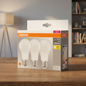 Pack de 3 lampes LED standard E27 10W 2700K (4058075819436) 1055 lm IP20 - Product Image 3