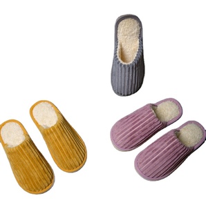 Zapatillas <span class=keywords><strong>de</strong></span> Interior para mujer, pantuflas suaves <span class=keywords><strong>de</strong></span> felpa, antideslizantes, para el hogar, para invierno - Product Image 1