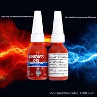 LUCHAO 10ml Colle époxy pour filetage en flacon, résistante aux hautes températures, pour usage en construction, 222 243, contre la desserrure des vis