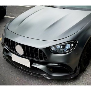 Modificación y Mejora de Automóviles 2021-2023, Alerón Delantero y Trasero de Fibra de Carbono E63 para Benz - Product Image 4