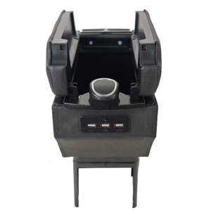 Phụ kiện ô tô bán chạy, hộp để đồ đa năng trên tay vịn xe hơi với 3 cổng USB - Product Image 4