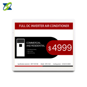 12.5 Inch Big Electronic Shelf Label Esl Large Size E Ink E Paper Display  For Digital Price Tag
