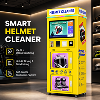 Distributeur automatique de nettoyage de casques, machine de lavage de casques de moto