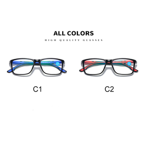 Lunettes anti-rayons bleus charnière à ressort carrée lecture optique montures de lunettes pour femmes <span class=keywords><strong>2023</strong></span> lunettes - Product Image 5