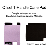Bâton de marche personnalisé, confortable, léger, durable, réduisant la pression, avec coussin pour personnes âgées, antidérapant, service OEM ODM