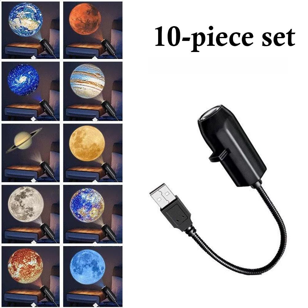 black 10 pcs+1 projection lamp-color box