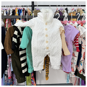 Ropa de bebé al por mayor, peleles de verano para niños, ropa usada, ropa de bebé niña en caja, mono de bebé de outlet de fábrica - Product Image 4