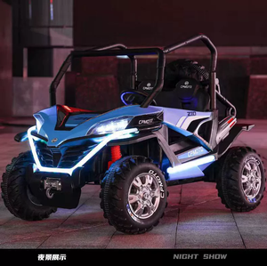 Fábrica 12v7ah Batería Coche Niños Paseo en coche Tamaño grande Cuatro ruedas Coche eléctrico con <span class=keywords><strong>2</strong></span> asientos para niños - Product Image 4