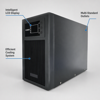 Alimentation UPS Interactive 5KVA, Système d'Alimentation Ininterrompue à Onde Sinusoïdale Pure 5000VA pour Serveur, TPV, IT