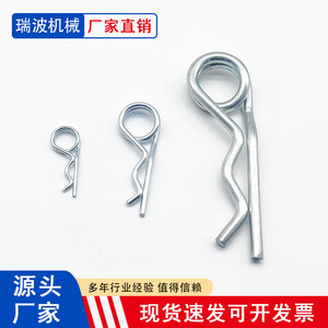R <b>Pin</b> Spring <b>Pin</b> Zinc Plated Q235 Steel Grade A Level 8.8 Round Head General Use Construction Industry - Product Image 2