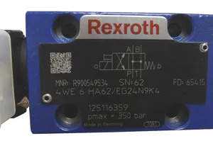 Válvula Solenoide Original Rexroth R900549534 4WE 6 HA6X/EG24N9K4 NG6, Tipo H-Spool, Sin Caída de Presión, 24V - Product Image 2
