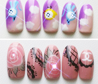   213 Autocollant NFC intelligent LED lumineux pour ongles, étiquette NFC pour téléphone portable, autocollant FPC pour nail art