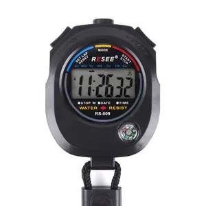 Resee cheap price laboratory timer stopwatch waterproof sports big face digital stop watch