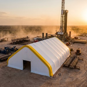 Estructura de Almacenamiento Tipo Carpa para Almacenes con Clasificación contra Huracanes de <span class=keywords><strong>Florida</strong></span>, Fabricada en Acero Galvanizado, con Techo de PVC, Incluye Prueba de Resistencia - Product Image 2