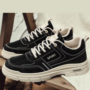SFS 39-44 Scarpe Sportive Casual Trendy Nere e Beige Resistenti all'Usura per Uomo - Product Image 5