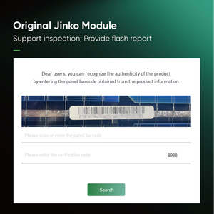 Jinko pour les panneaux solaires bifaciaux à haute efficacité de Topcon Tech 570W/580W/590W silicium polycristallin industriel résistant au PID - Product Image 3