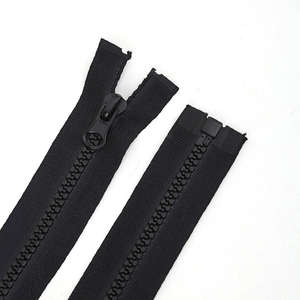 Fermeture éclair à glissière automatique à extrémité ouverte en résine plastique haute résistance, multicolores, pour vestes, manteaux, tentes, valises, sweat-shirts - Product Image 3