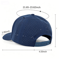 Gorra de Béisbol Ligera con Microventilación, Agradable al Tacto, con Corte Láser, para Jóvenes, Golf, Fitness y Uso Diario