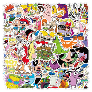 Không thấm nước PVC phim hoạt hình chết cắt Vinyl Sticker phim hoạt hình dễ thương nhãn với bề mặt mờ đặt hàng tối thiểu 100pcs - Product Image 1