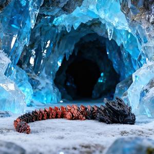 Modèle de dragon articulé en PLA imprimé en 3D, jouet anti-stress - Product Image 4