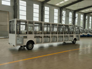 Autobús Eléctrico para Turismo y Larga Distancia, Transporte Urbano, 23 Pasajeros, Batería de 72V200AH, Autonomía de 100KM, Aire Acondicionado Personalizable - Product Image 3