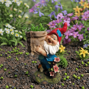 Scultura Personalizzata dei Sette <span class=keywords><strong>Nani</strong></span> in Resina Dipinta a Mano 3D per Decorazione Casa e Giardino di Jessyarts - Product Image 1