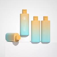 Bouteille souple personnalisée en PE pour lotion et crème solaire, 100 ml, avec bouchon à clapet, pour masque facial et faux cils