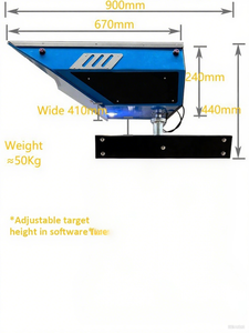 Sistem <span class=keywords><strong>Target</strong></span> Tembak dengan Perlindungan IP65, Sistem Pengambilan <span class=keywords><strong>Target</strong></span> untuk Pelatihan Menembak - Product Image 4